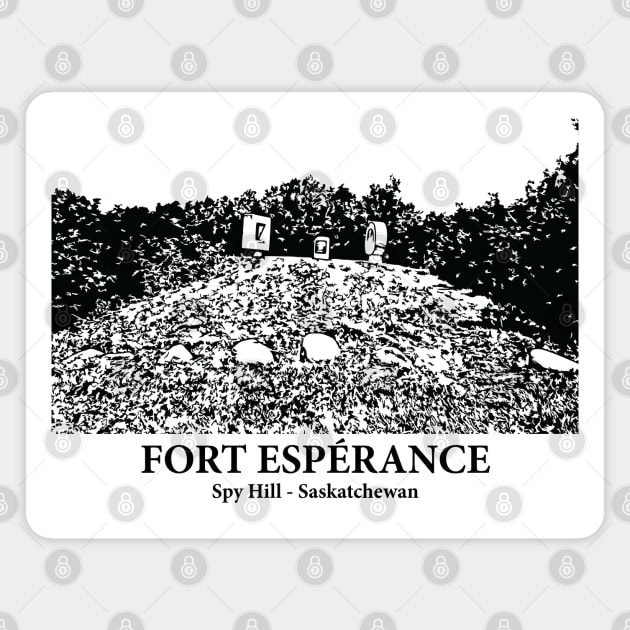 Fort Espérance - Spy Hill SK Magnet by Lakeric